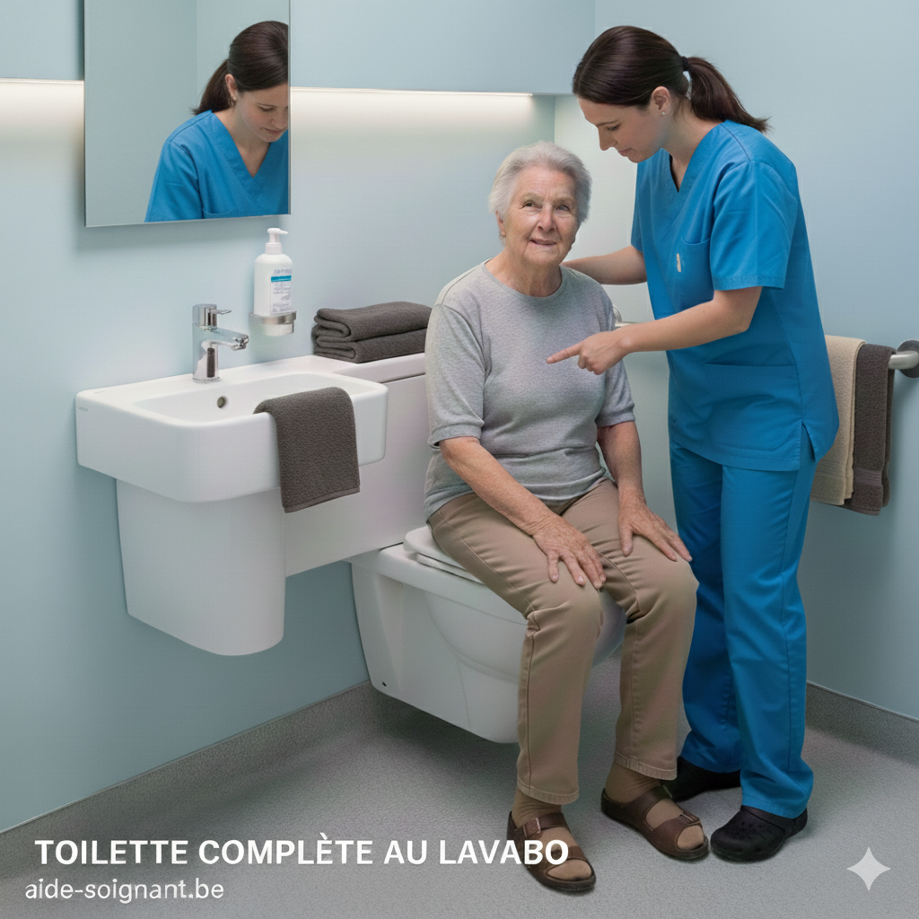 TOILETTE COMPLÈTE AU LAVABO