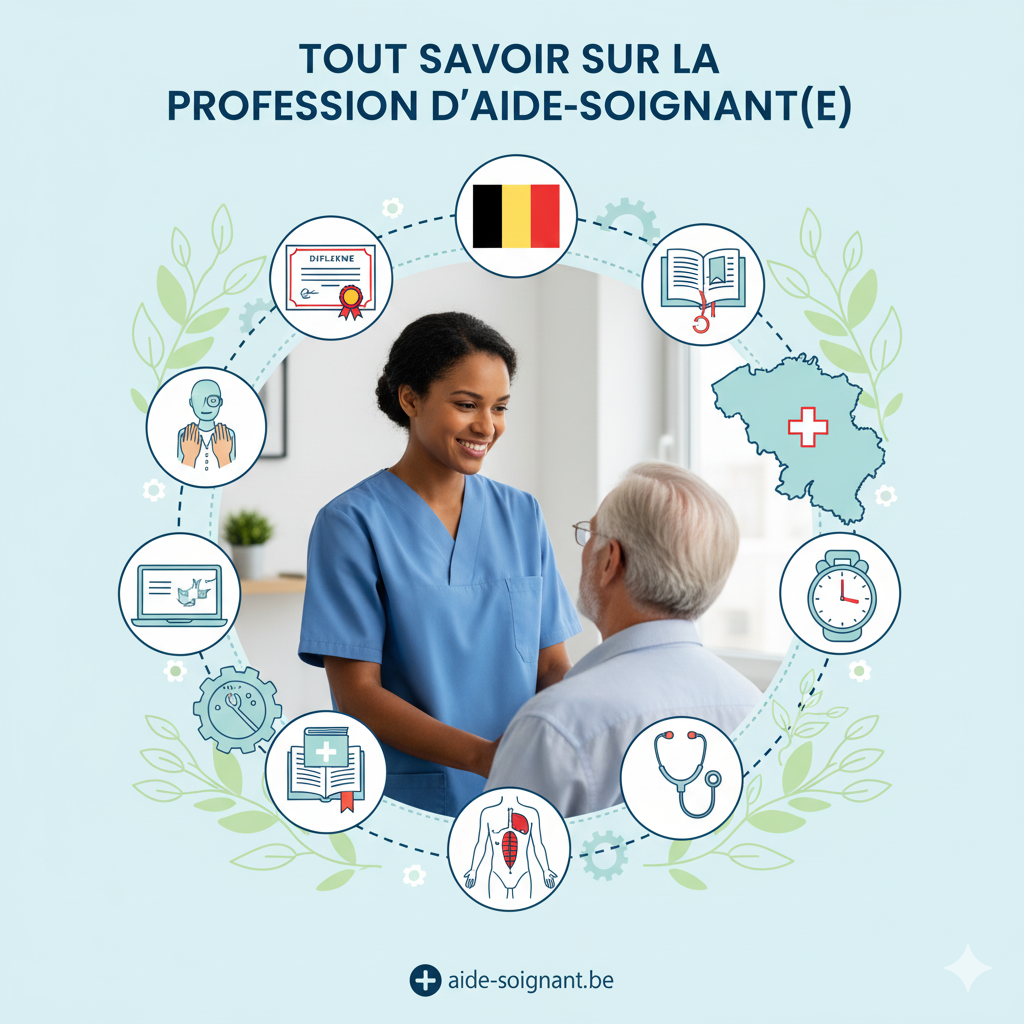 Tout savoir sur la profession d&rsquo;aide-soignant en Belgique