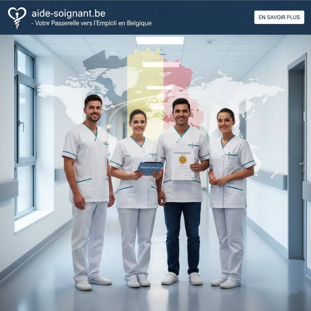 Equivalence de diplôme d'aide-soignant en Belgique